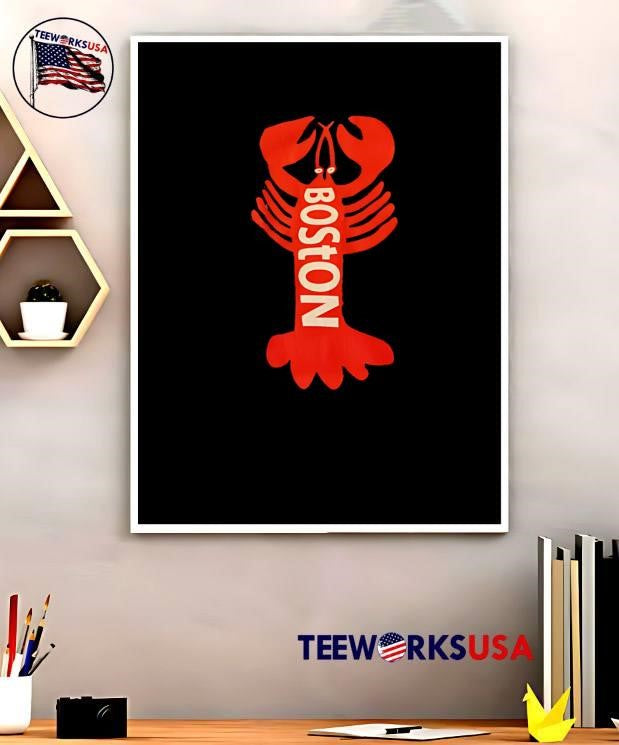Boston Lobster Red Graphic shirt