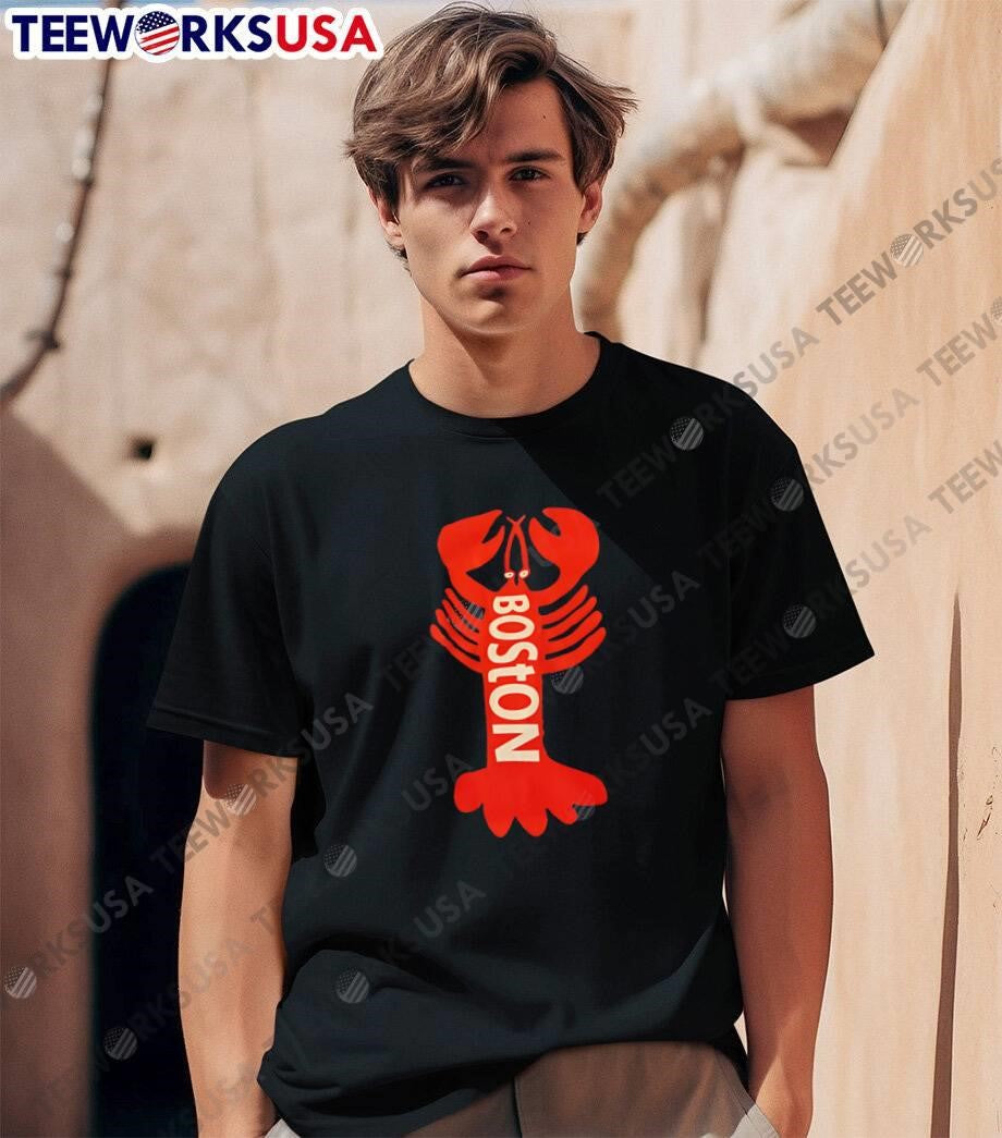 Boston Lobster Red Graphic shirt