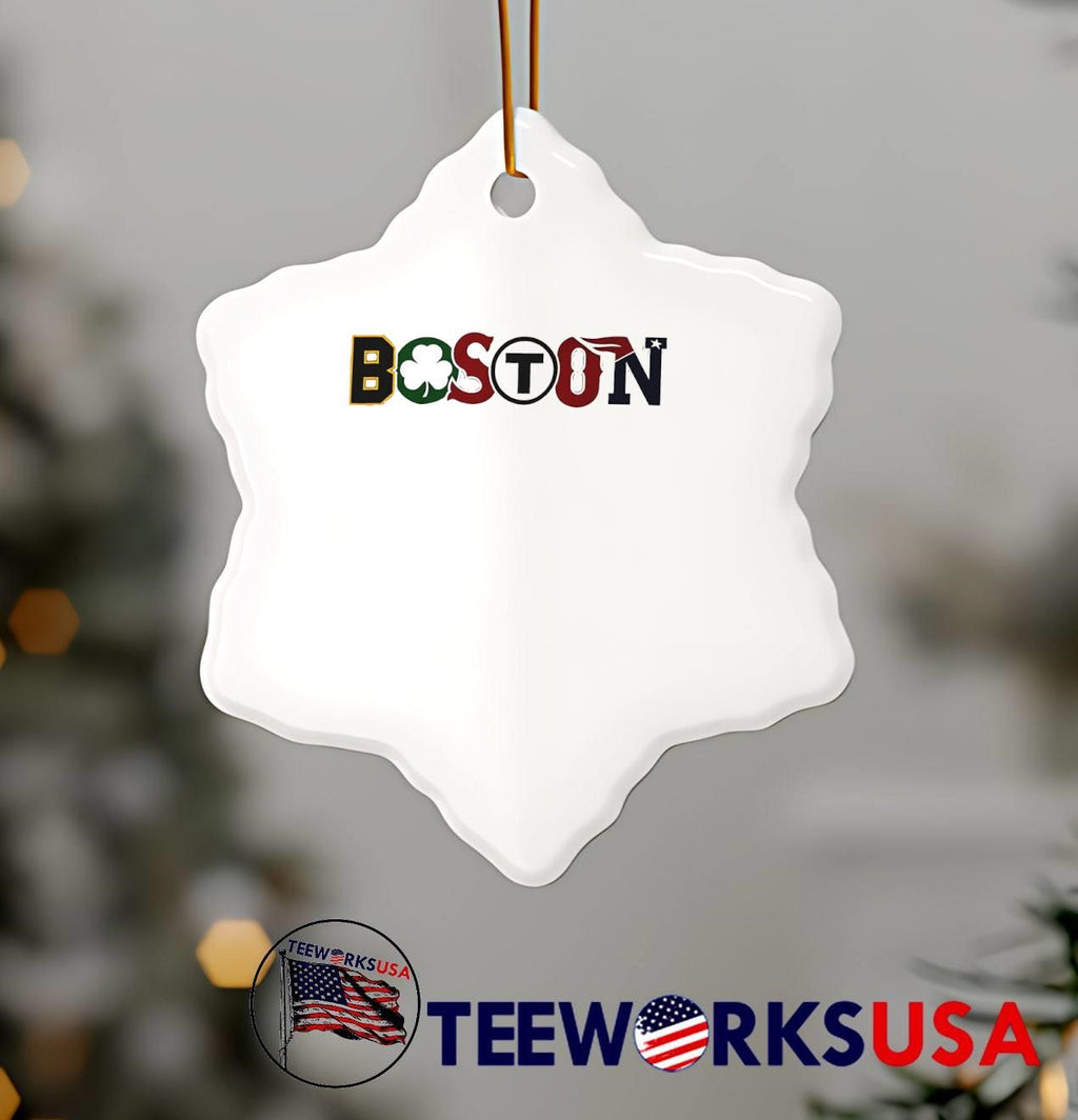 Boston Sports Teams Symbols Lettering shirt