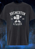 Bremerton League 20 26 Basketball Character Playing Graphic T-Shirt
