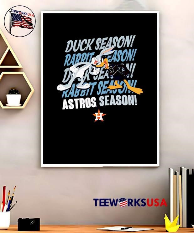 Bugs Bunny Daffy Duck Duck Season Rabbit Season Astros Team shirt
