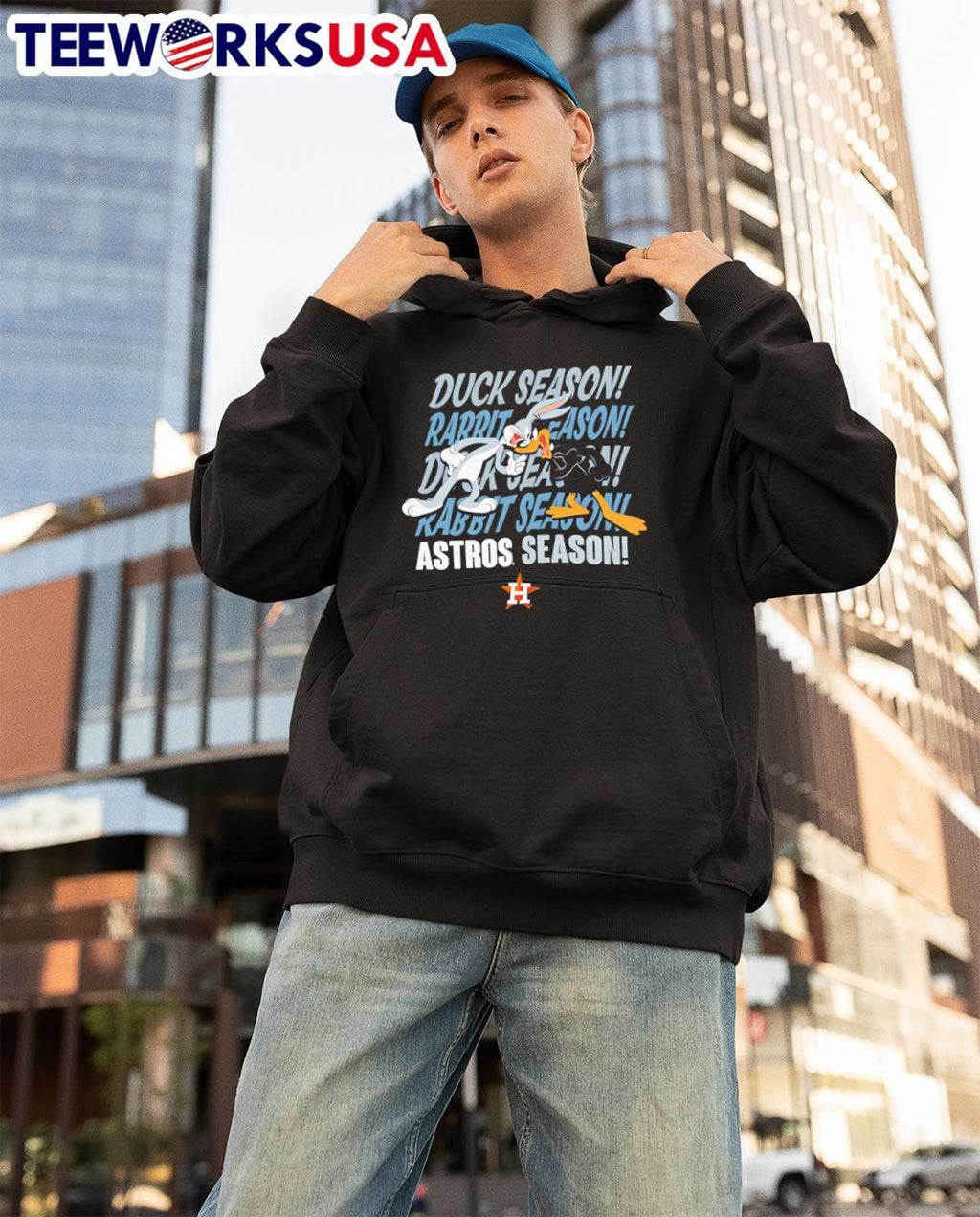 Bugs Bunny Daffy Duck Duck Season Rabbit Season Astros Team shirt