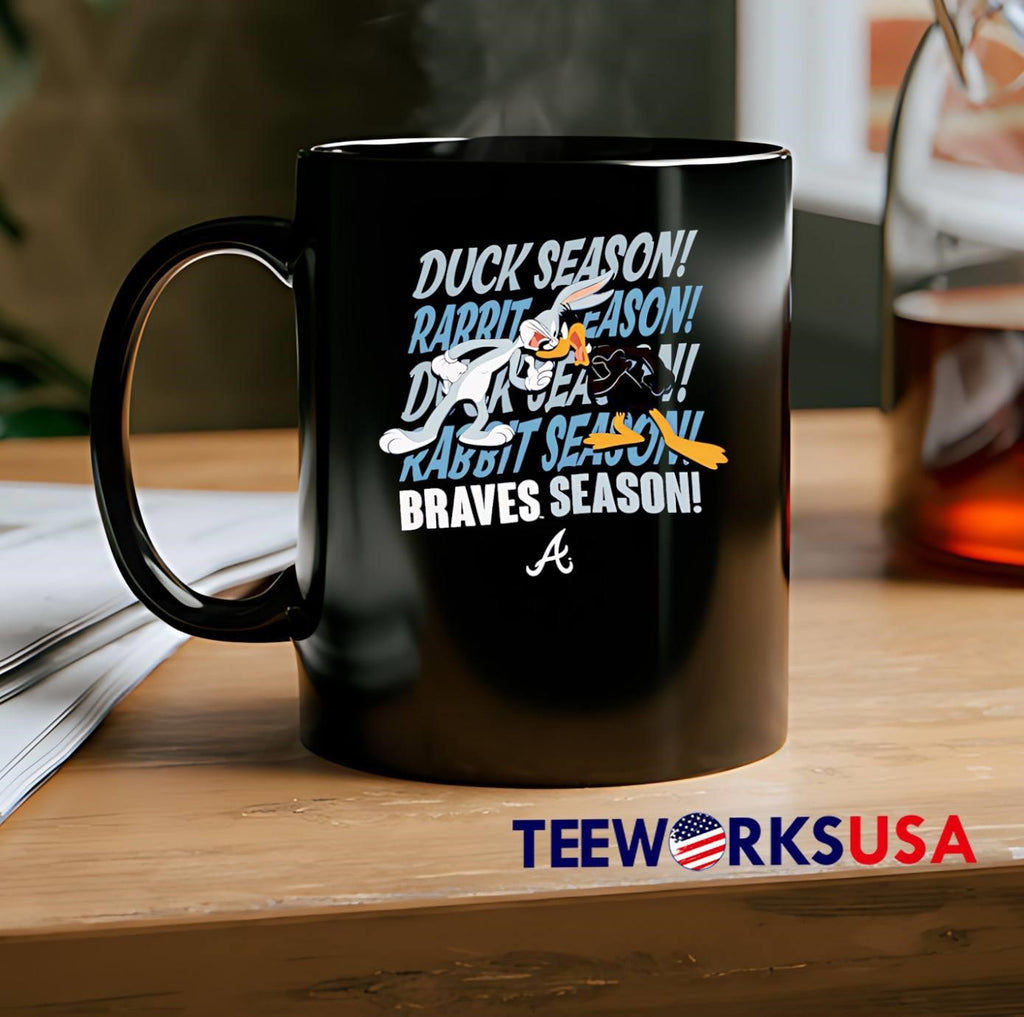 Bugs Bunny Daffy Duck Duck Season Rabbit Season Braves Team shirt