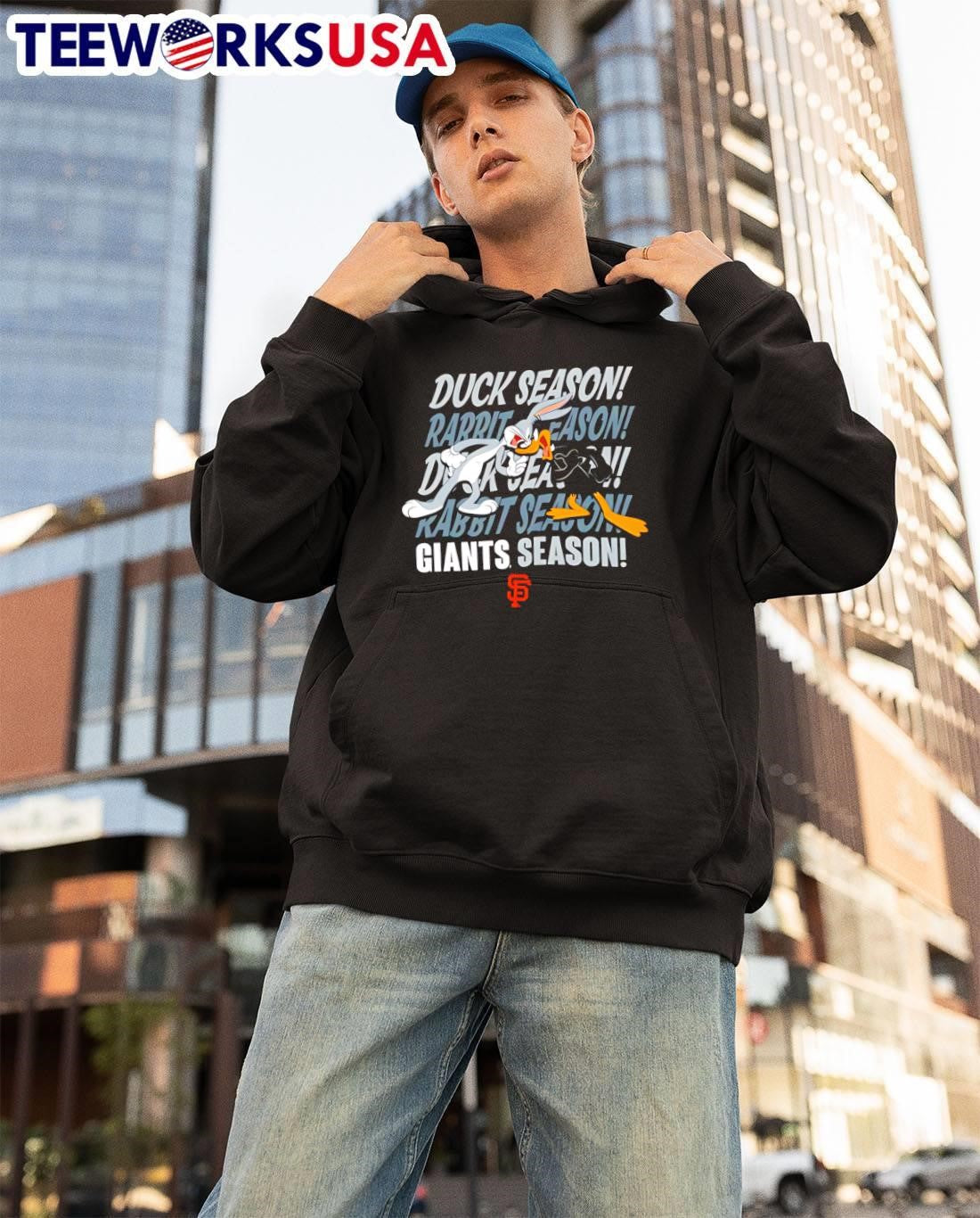Bugs Bunny Daffy Duck Duck Season Rabbit Season Giants Team shirt