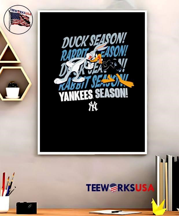 Bugs Bunny Daffy Duck Duck Season Rabbit Season Yankees Team shirt