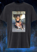 Bully Brand Clothing Captain Morgan Repping HA Los Gotty Antrax Woman Kneeling with Pitbull Shirt