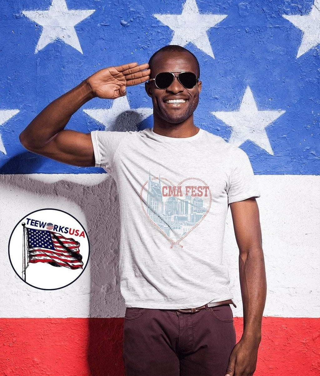 CMA Fest Nashville city heart country music shirt