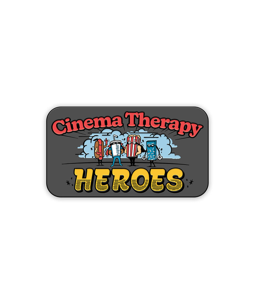 Cinema Therapy Heroes Pin