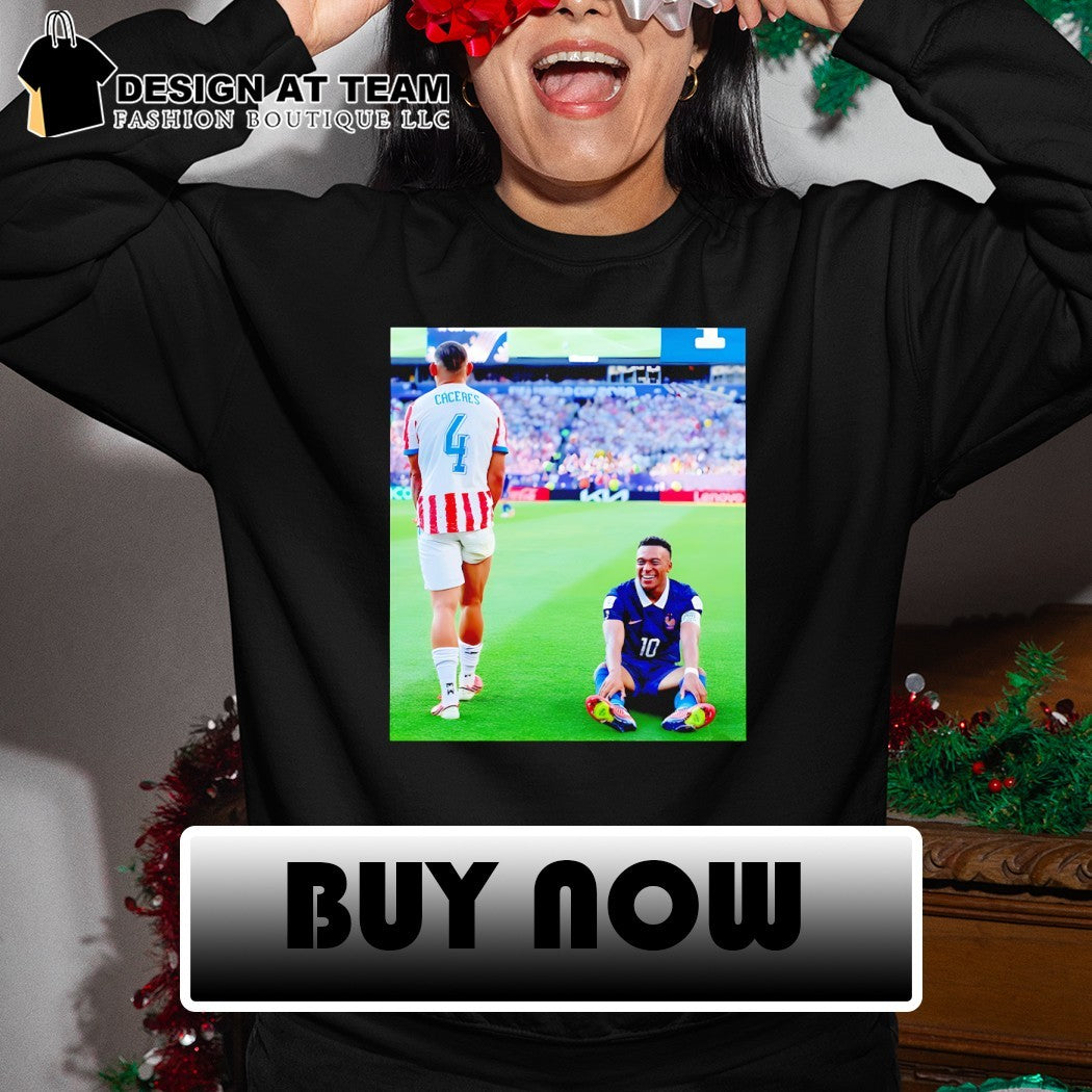 Caceres vs Kylian Mbappe World Cup 2026 shirt