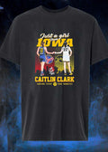 Caitlin Clark Fist Bump Just a Girl from Iowa Indiana Fever Iowa Hawkeyes Shirt