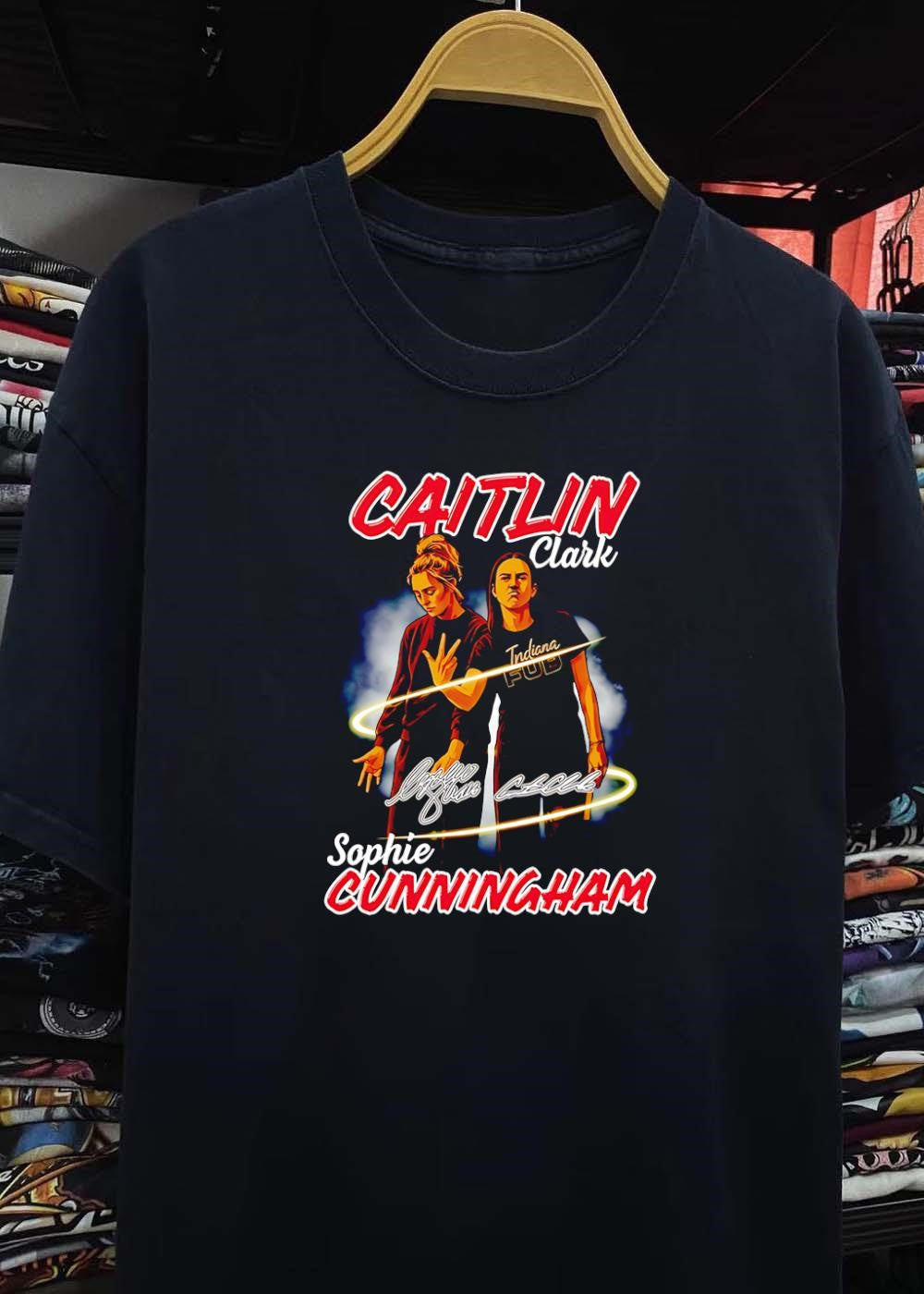 Caitlin Clark Sophie Cunningham Indiana Fever Shirt