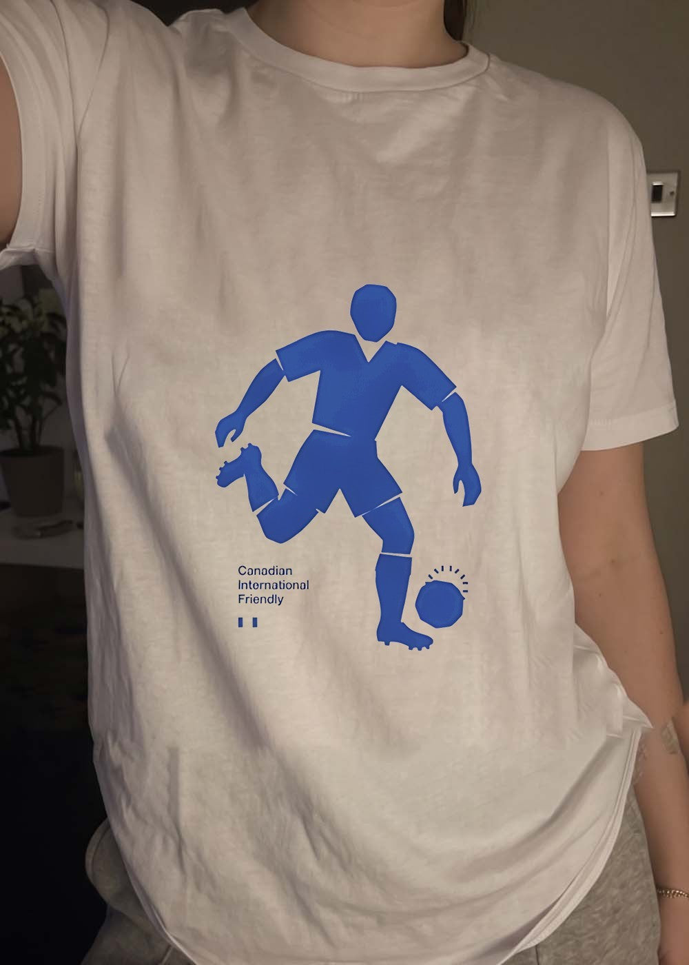 Canadian International Friendly Soccer Player Playing Shirt