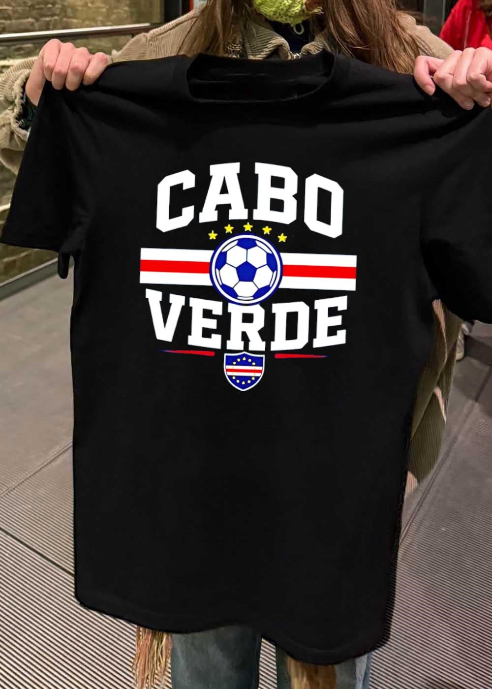 Cape Verde Fan Apparel Support Cabo Verde Soccer Team T-Shirt