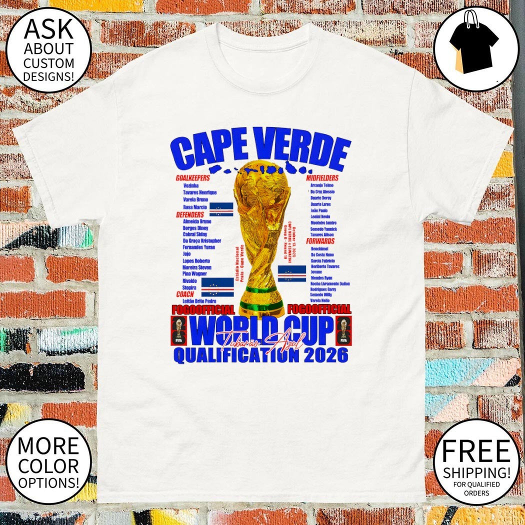 Cape Verde Fogo Official World Cup Qualification 2026 shirt