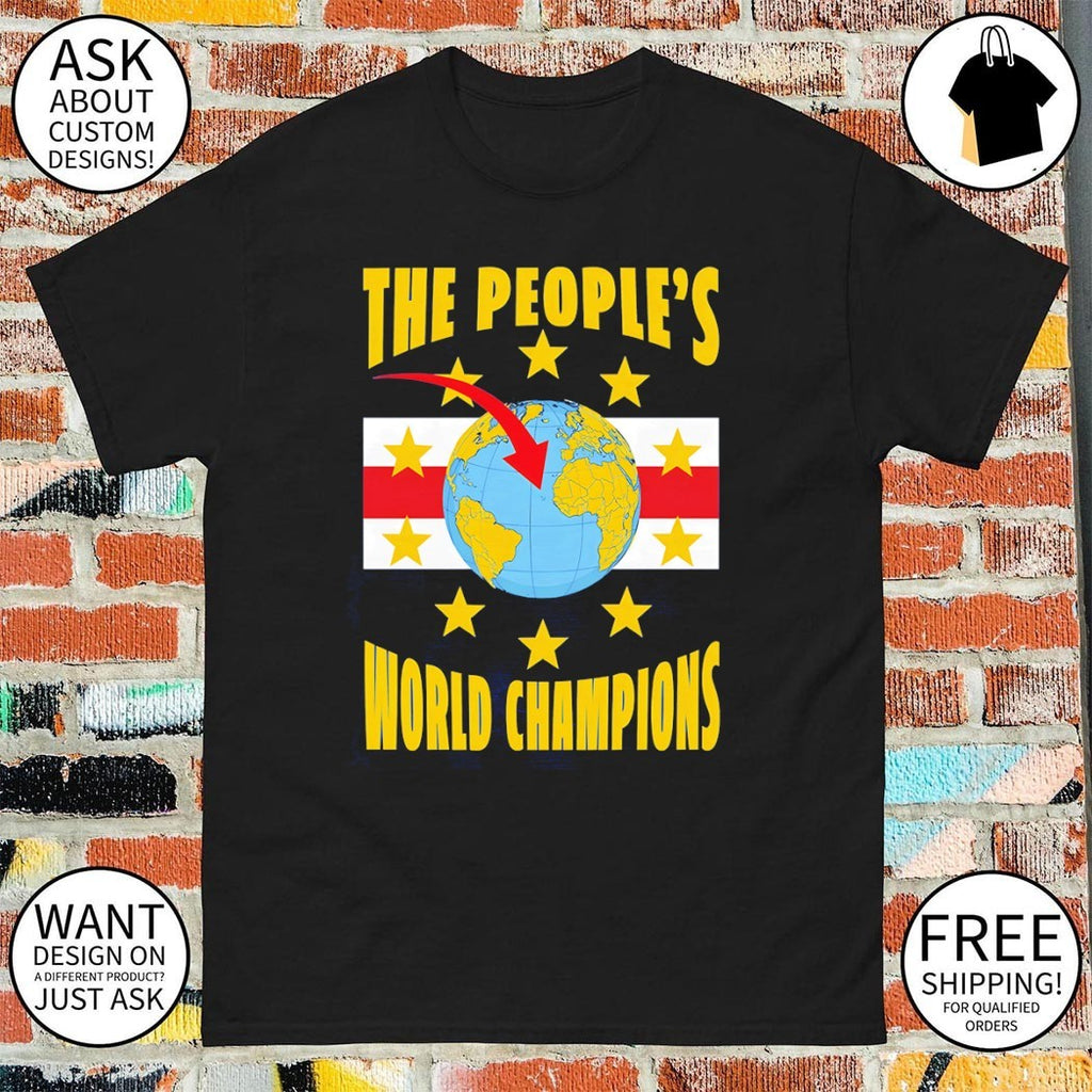 Cape Verde flag Earth The People’s World Champion 2026 shirt