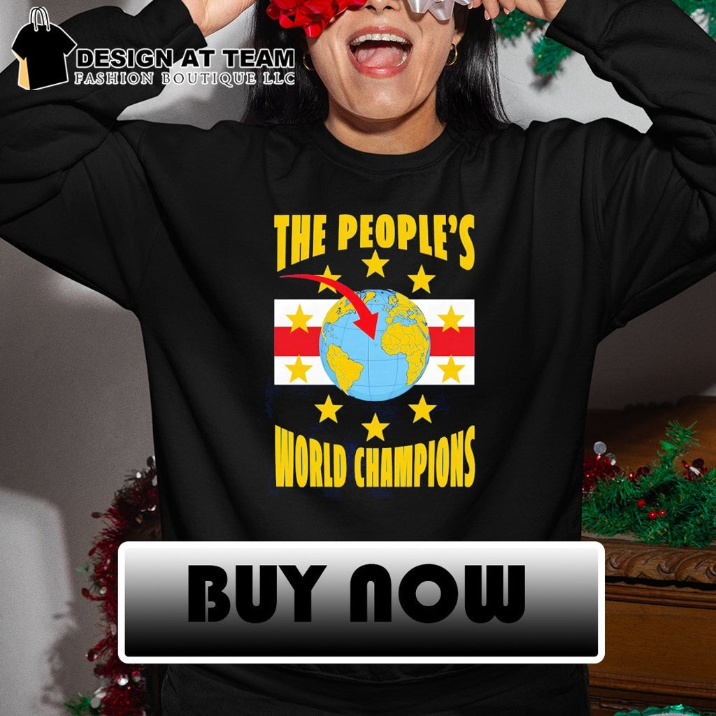 Cape Verde flag Earth The People’s World Champion 2026 shirt