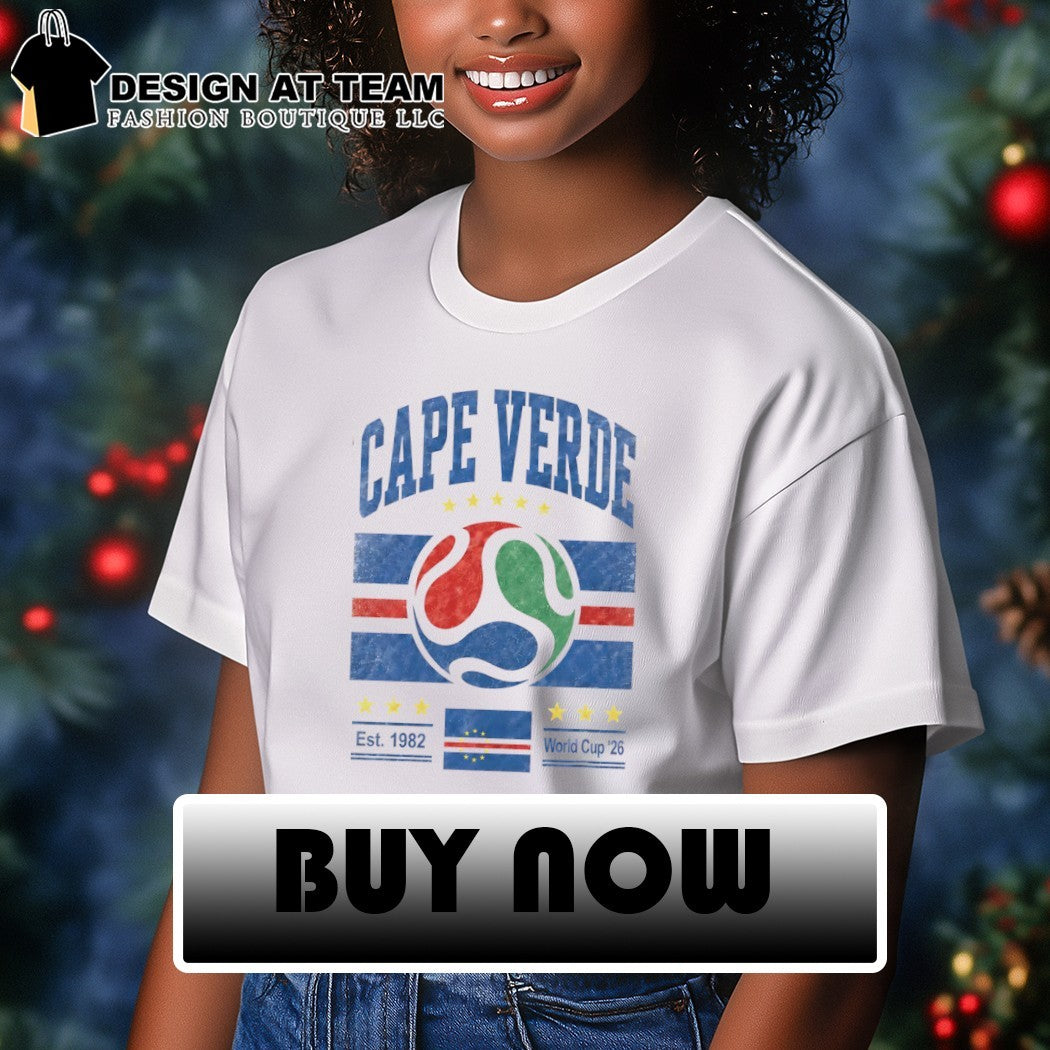 Cape Verde flag Soccer Team World Cup 2026 est 1982 shirt