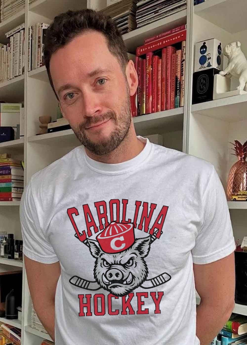Carolina Hockey Fan Apparel Carolina Hockey Mascot T-Shirt