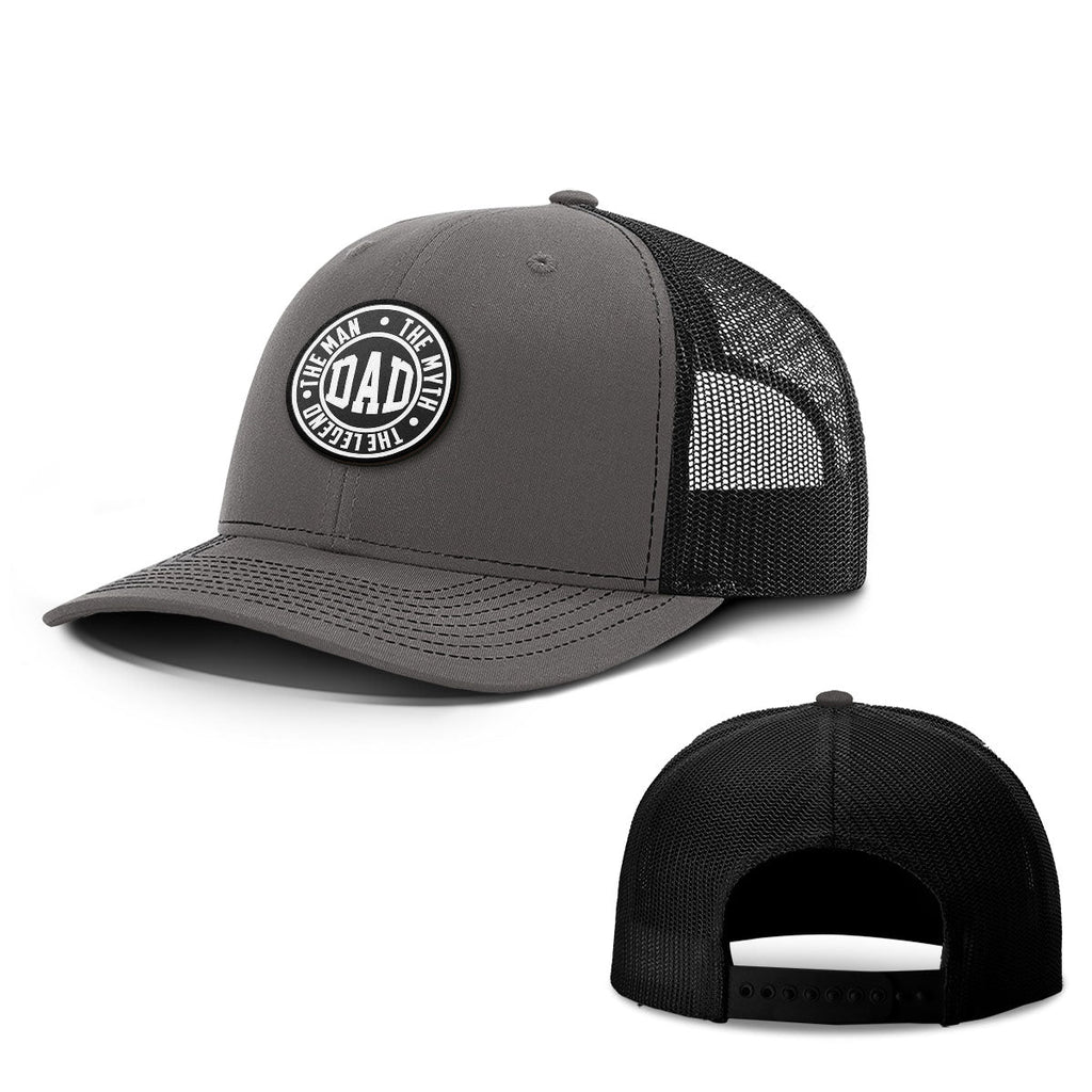 Daddy The Man The Myth Patch Hats