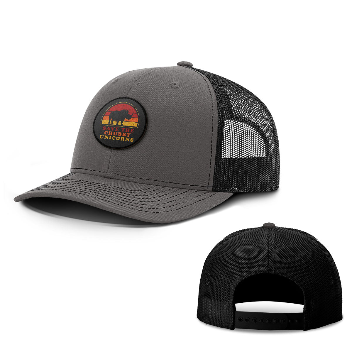 Save the Chubby Unicorns Patch Hats
