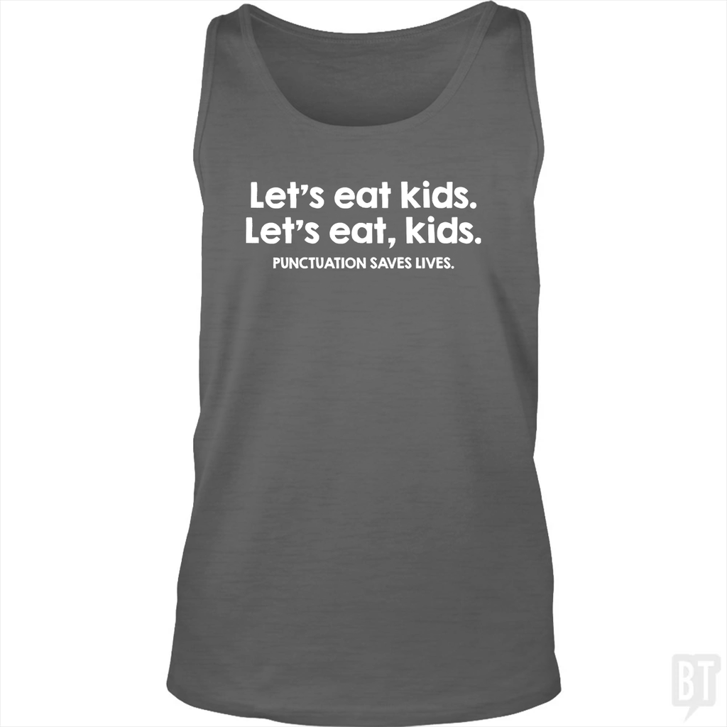 Punctuation Saves Lives Tank Top