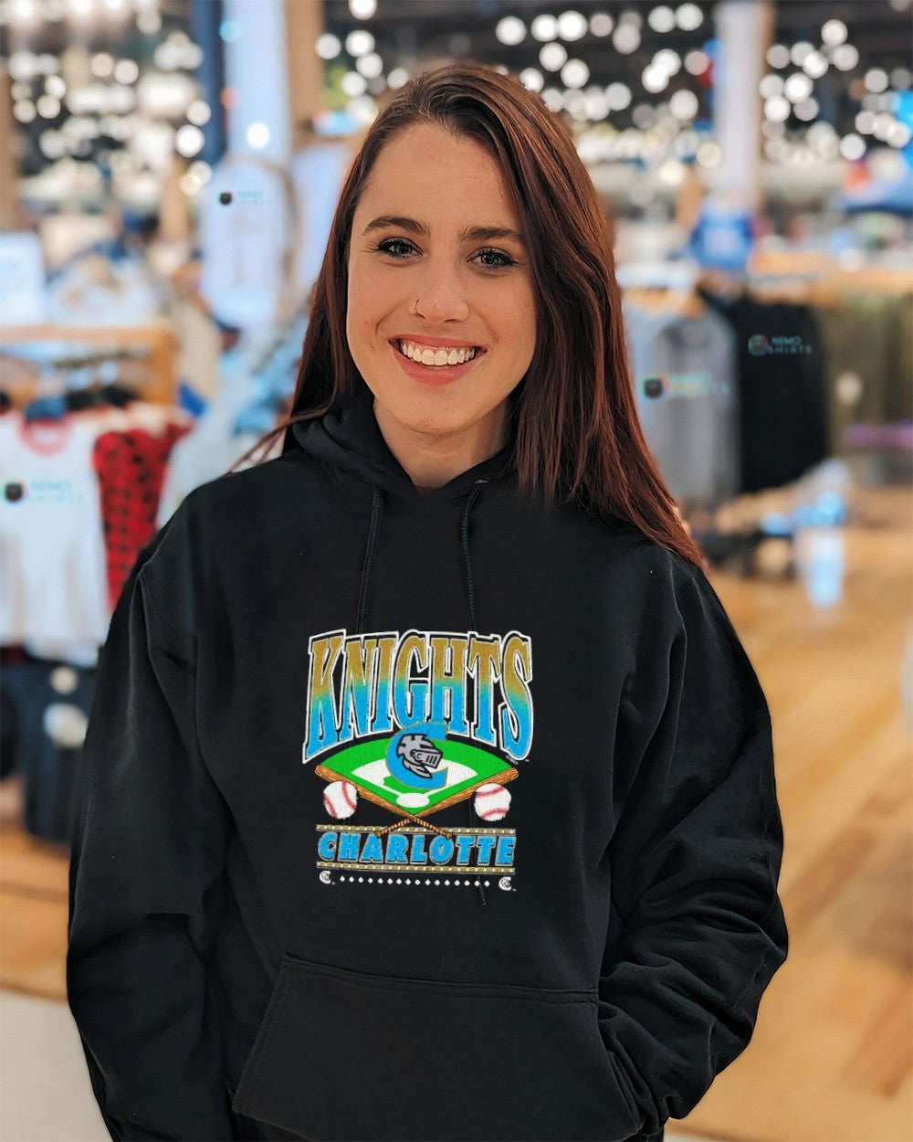Charlotte Knights MLB logo shirt