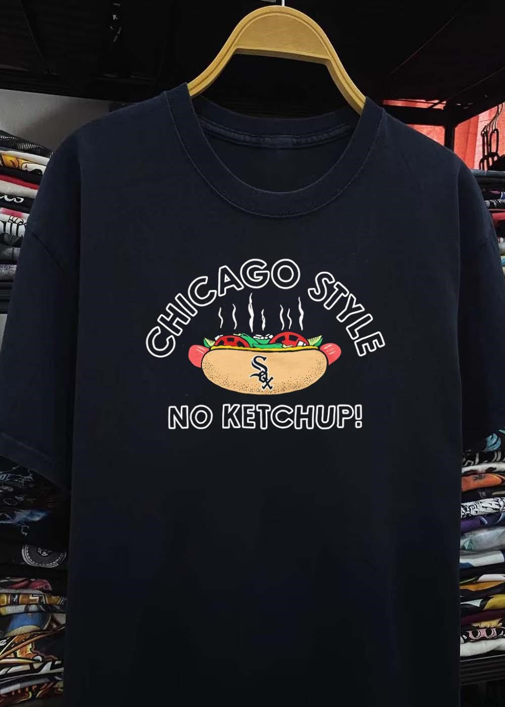 Chicago Style No Ketchup White Sox T-Shirt