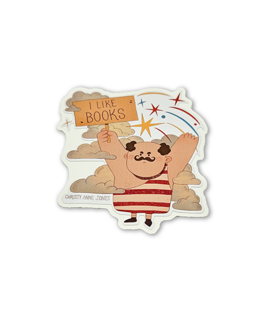 I Like Books Sticker