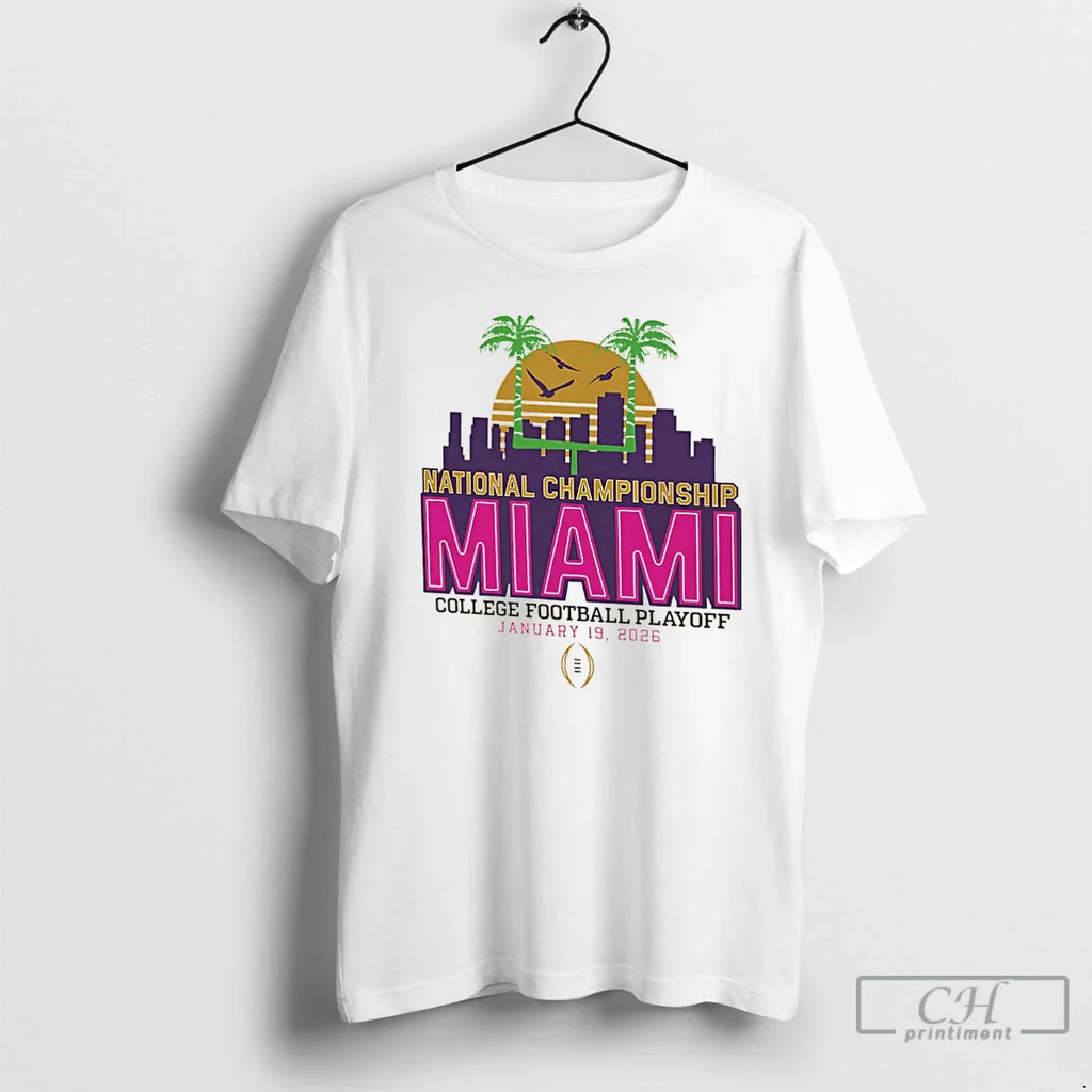 Classic 2025 26 College Football Playoff National Championship Miami Vintage T-Shirts, Hoodie, Sweatshirt