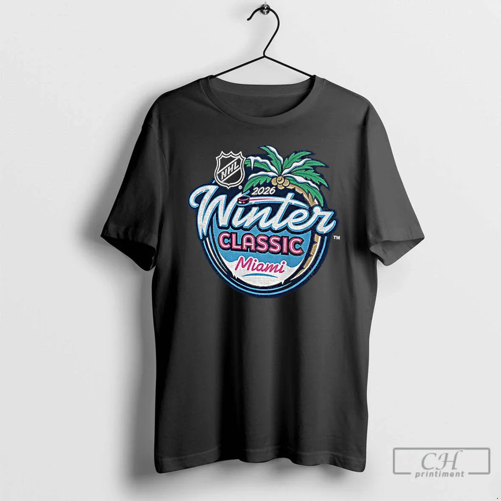 Classic 2026 Nhl Winter Classic Miami Logo T-Shirts, Hoodie, Sweatshirt