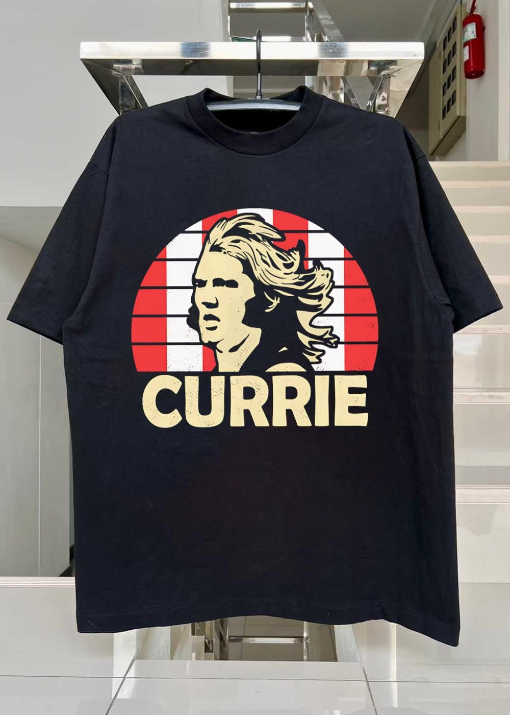 Classic AFL Legend Portrait of Currie for St Kilda T-Shirt