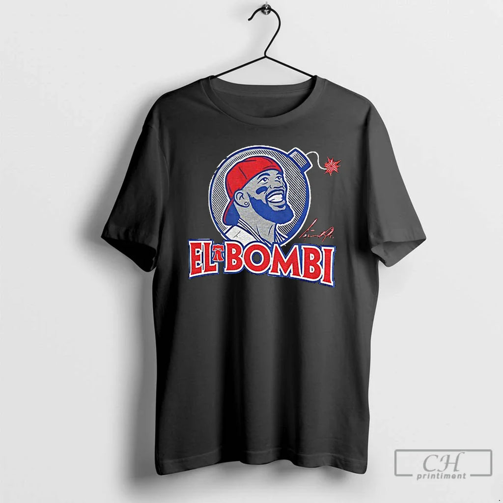 Classic Adolis Garcia El Bombi Philadelphia Phillies Baseball Mlb 2025 Signature T-Shirts, Hoodie, Sweatshirt