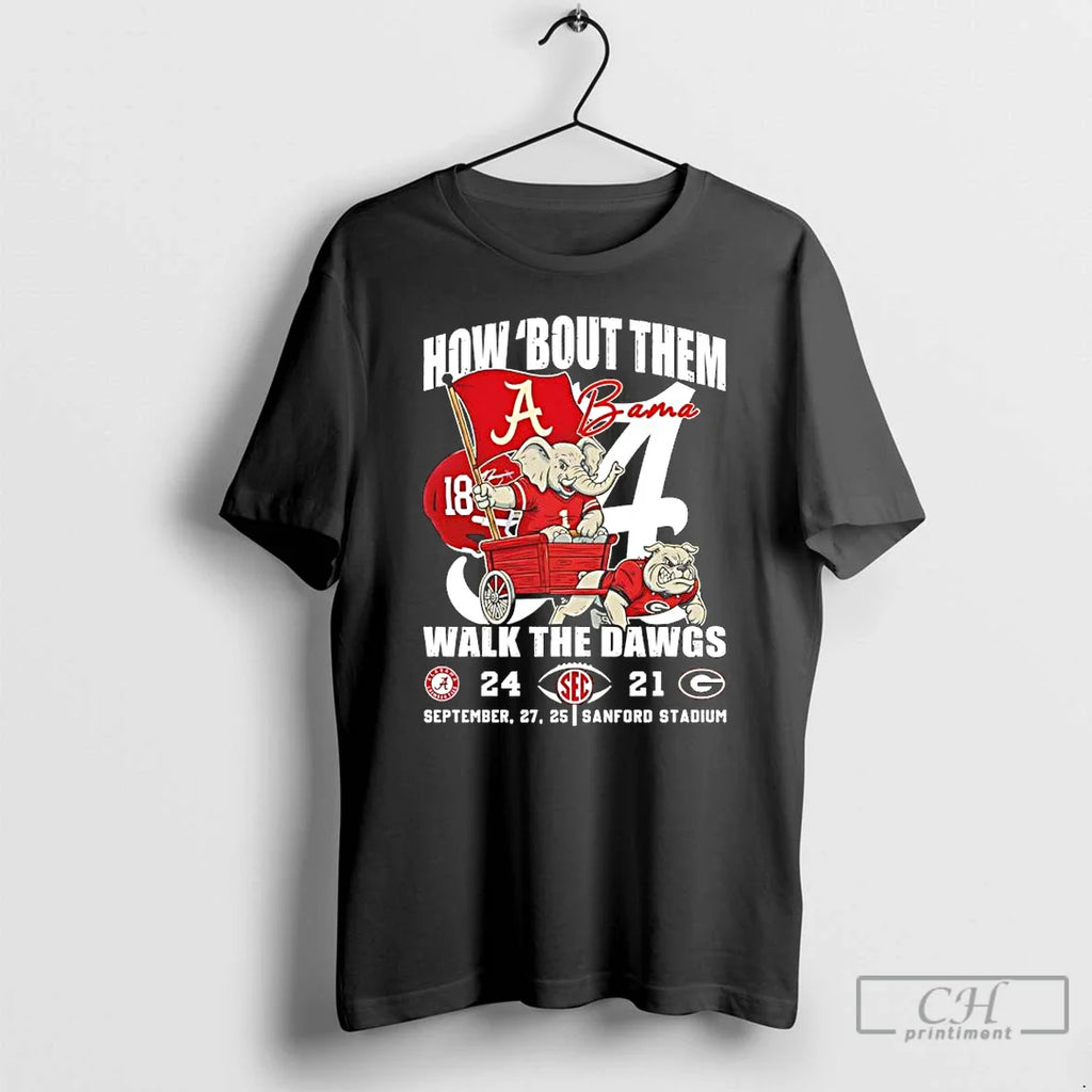 Classic Alabama 18 Beat Georgia 24 21 How Bout Them Walk Dawgs 2025 T-Shirts, Hoodie, Sweatshirt