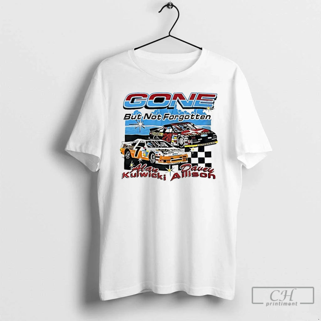 Classic Alan Kulwicki Davey Allison Racing Gone But Not Forgotten Nascar 90s T-Shirts, Hoodie, Sweatshirt