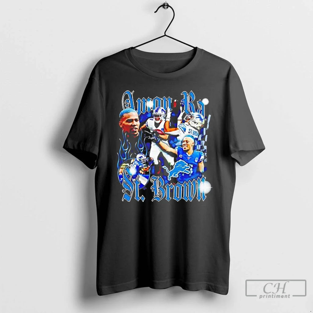 Classic Amon Ra St Brown Detroit Lions Notorious T-Shirts, Hoodie, Sweatshirt