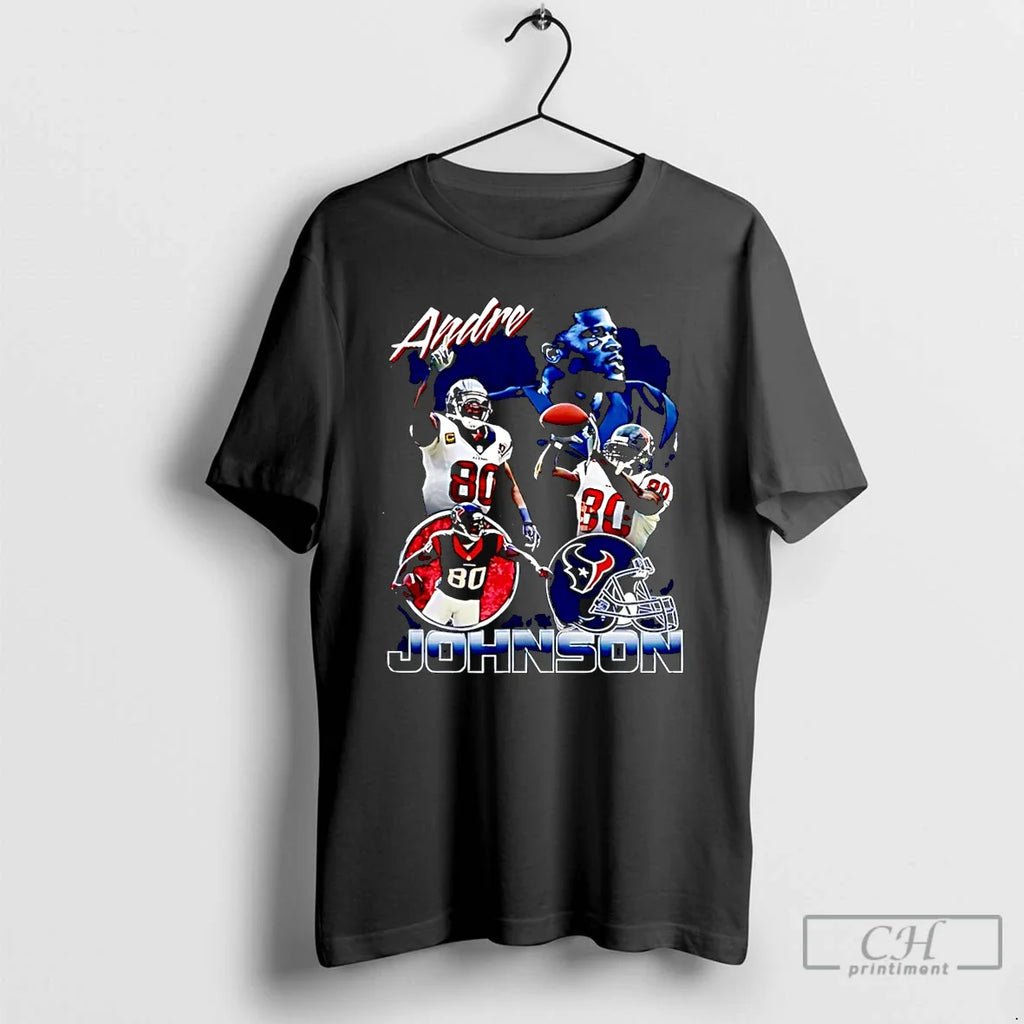 Classic Andre Johnson Houston Texans Player Collage T-Shirts, Hoodie, Sweatshirt