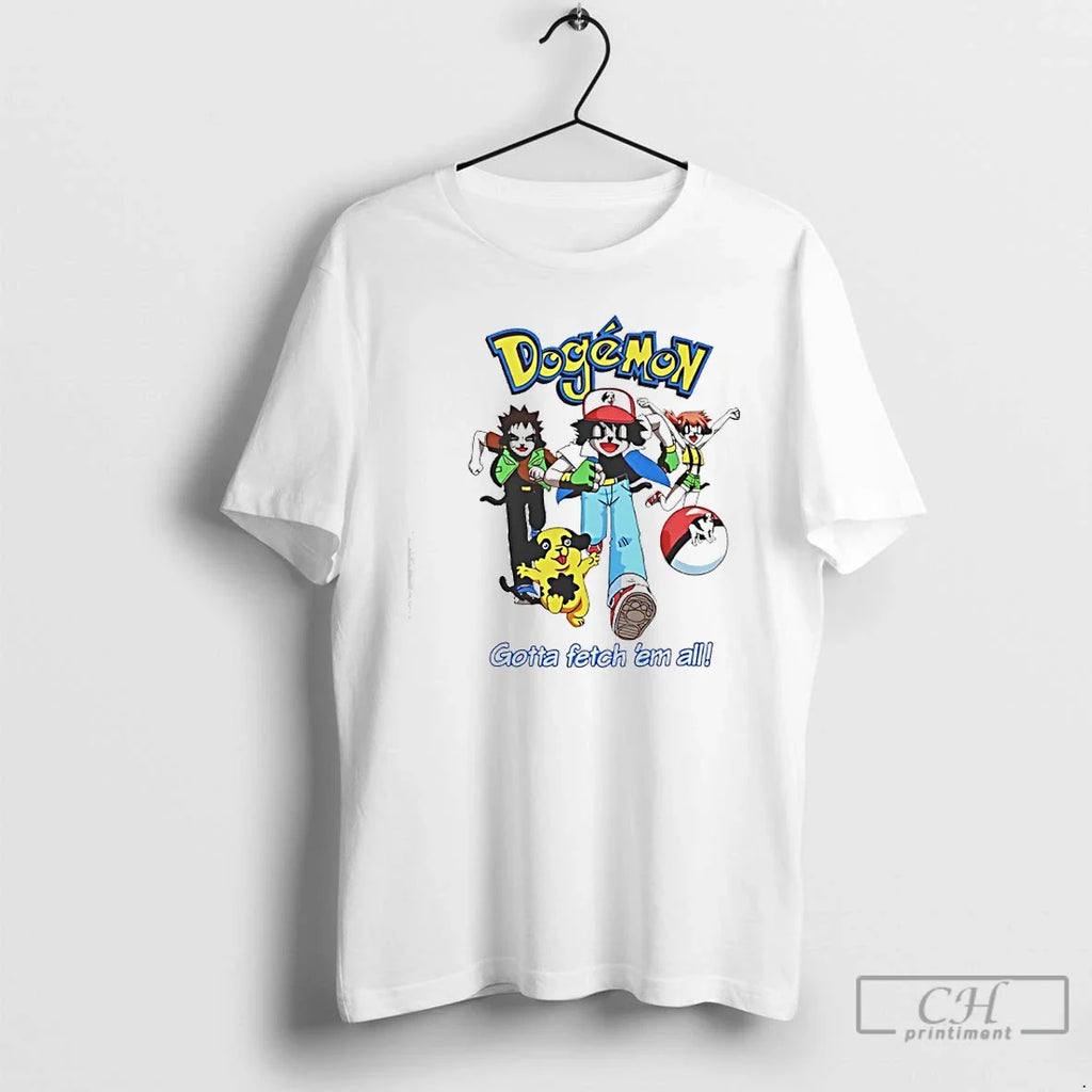 Classic Big Dogs Dogemon Gotta Fetch Em All T-Shirts, Hoodie, Sweatshirt