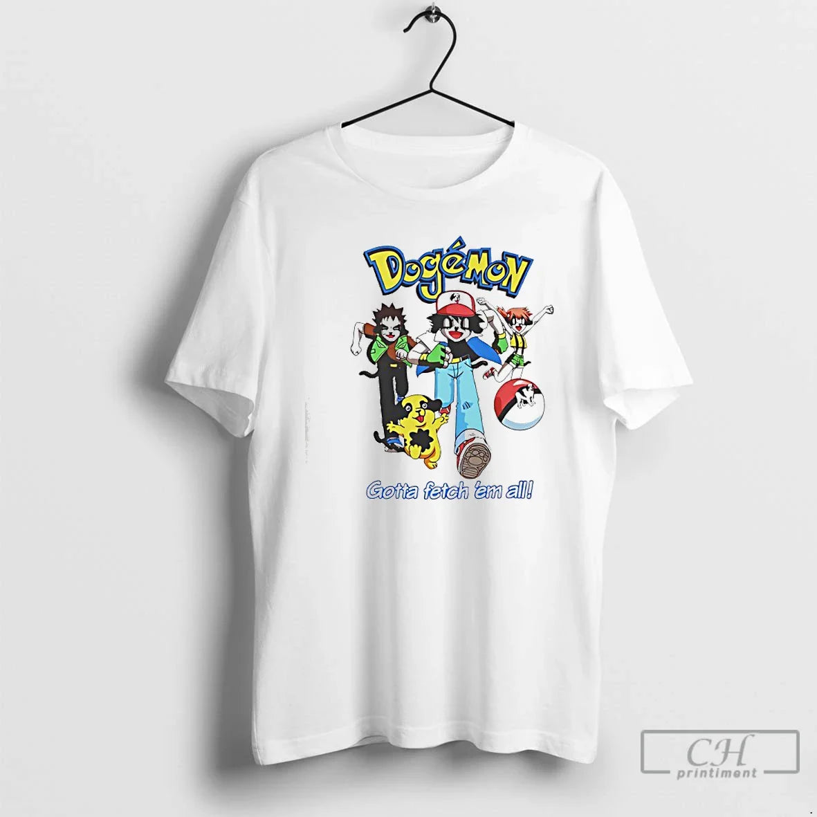 Classic Big Dogs Dogemon Gotta Fetch Em All T-Shirts, Hoodie, Sweatshirt