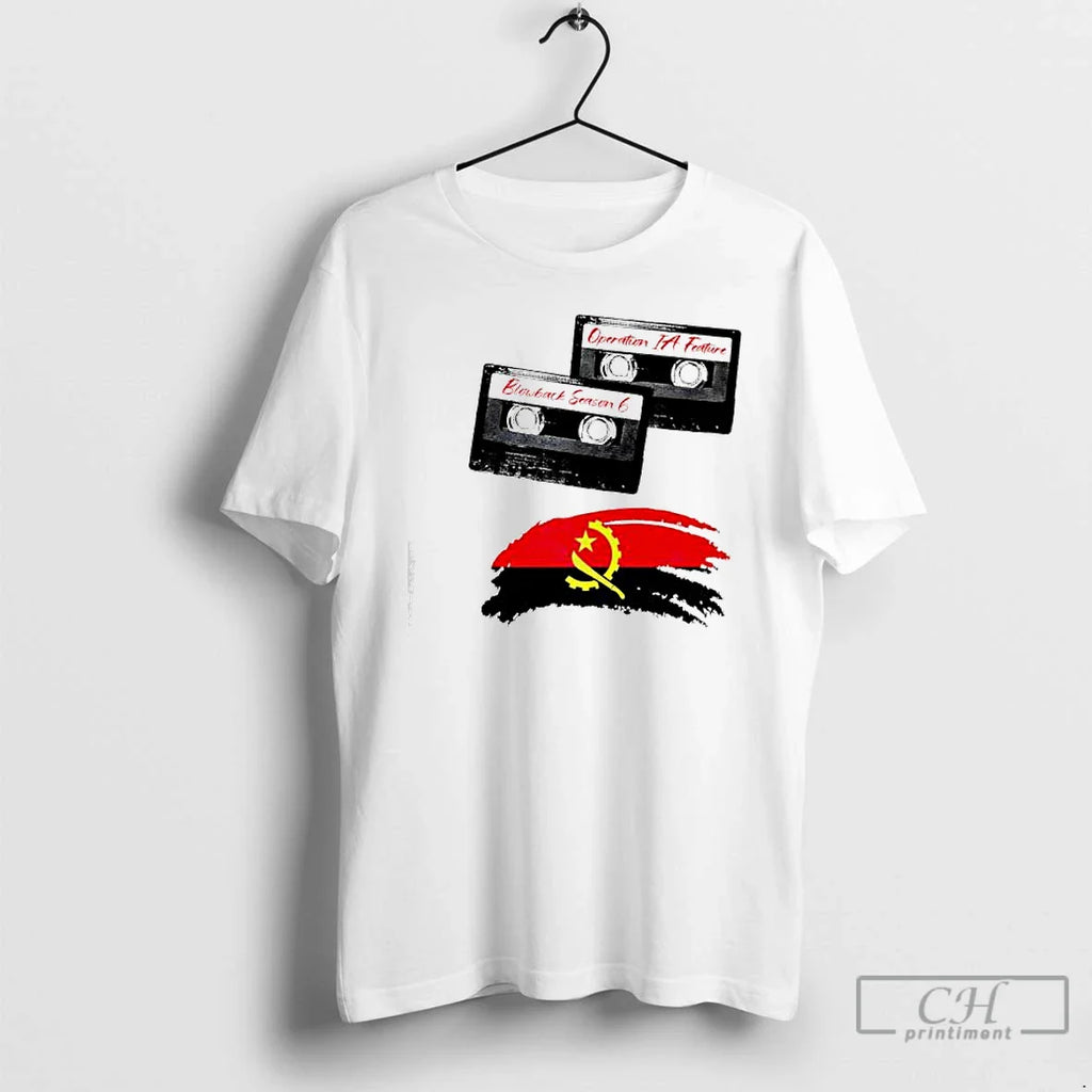 Classic Blowback Season 6 Podcast Operation Ia Feature Angola Flag T-Shirts, Hoodie, Sweatshirt