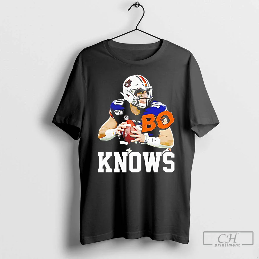 Classic Bo Nix College Football Fan Bo Knows Parody T-Shirts, Hoodie, Sweatshirt
