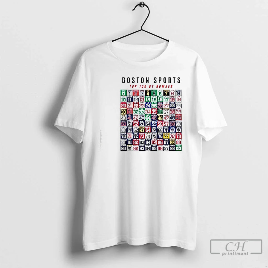 Classic Boston Sports Top 100 T-Shirts, Hoodie, Sweatshirt