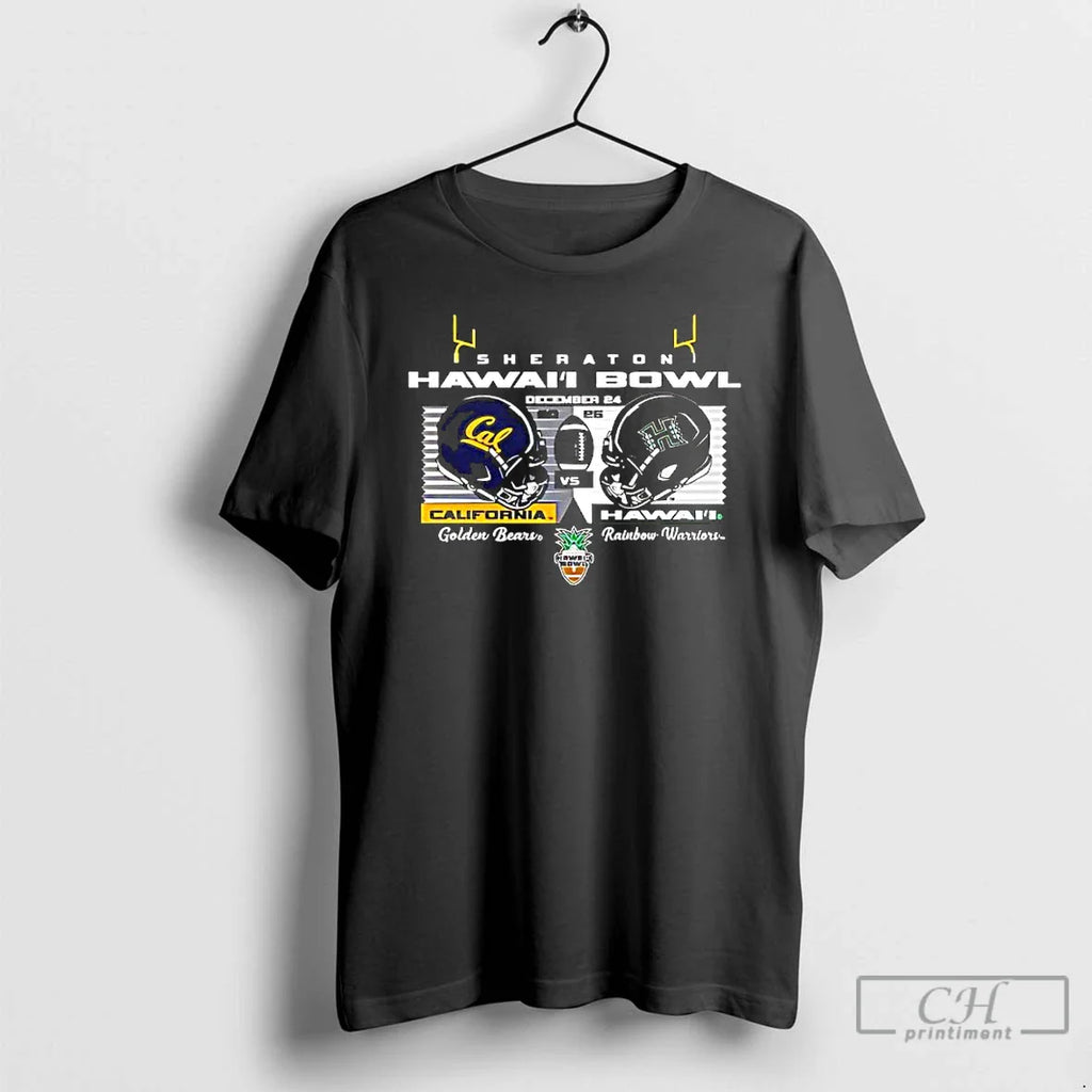 Classic California Golden Bears Vs University Hawaii 2025 Sheraton Rainbow Warriors T-Shirts, Hoodie, Sweatshirt
