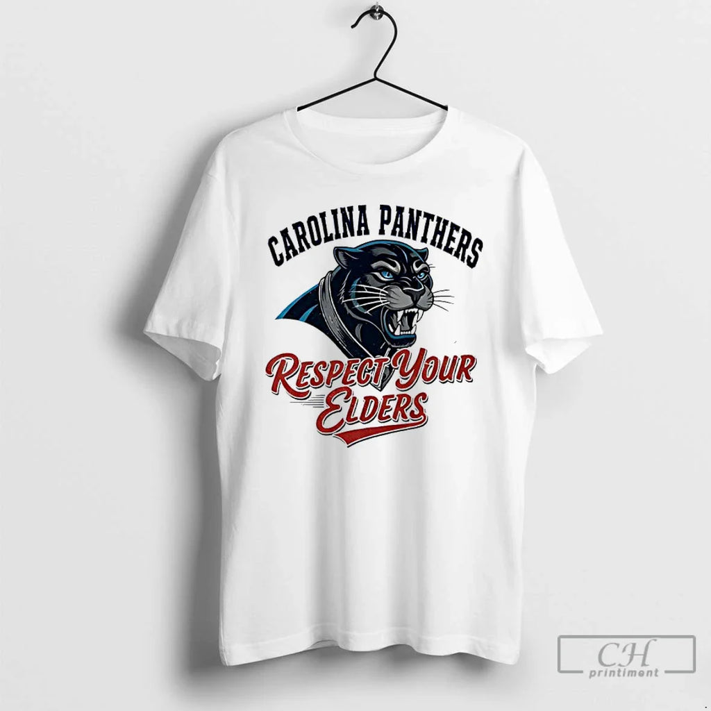 Classic Carolina Panthers Respect Your Elders T-Shirts, Hoodie, Sweatshirt