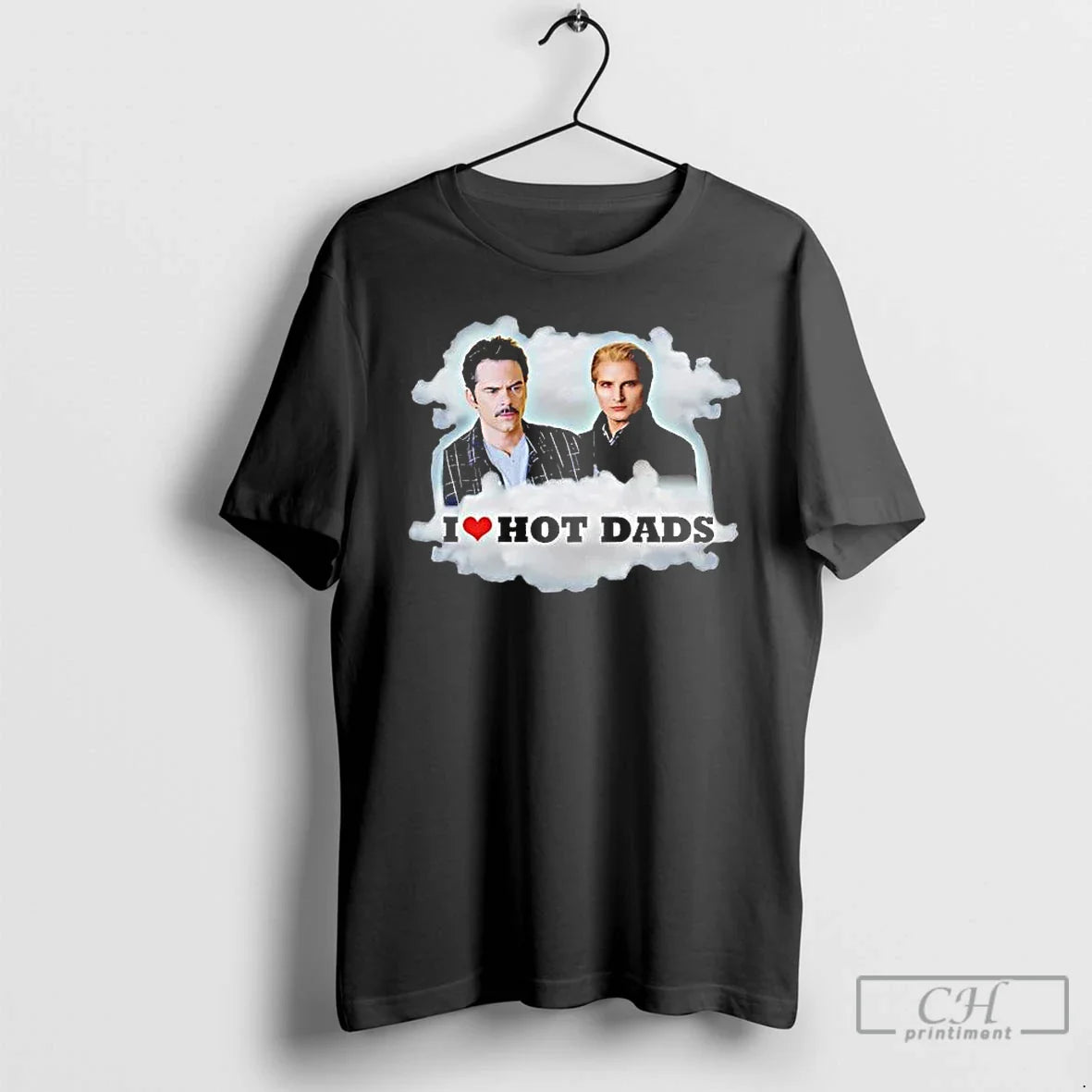 Classic Charlie Swan Carlisle Cullen I Love Hot Dads T-Shirts, Hoodie, Sweatshirt