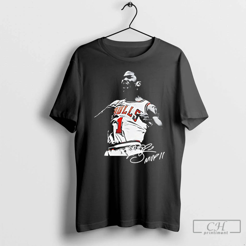 Classic Chicago Bulls Derrick Rose Won Nba Mvp 11 Signature T-Shirts, Hoodie, Sweatshirt
