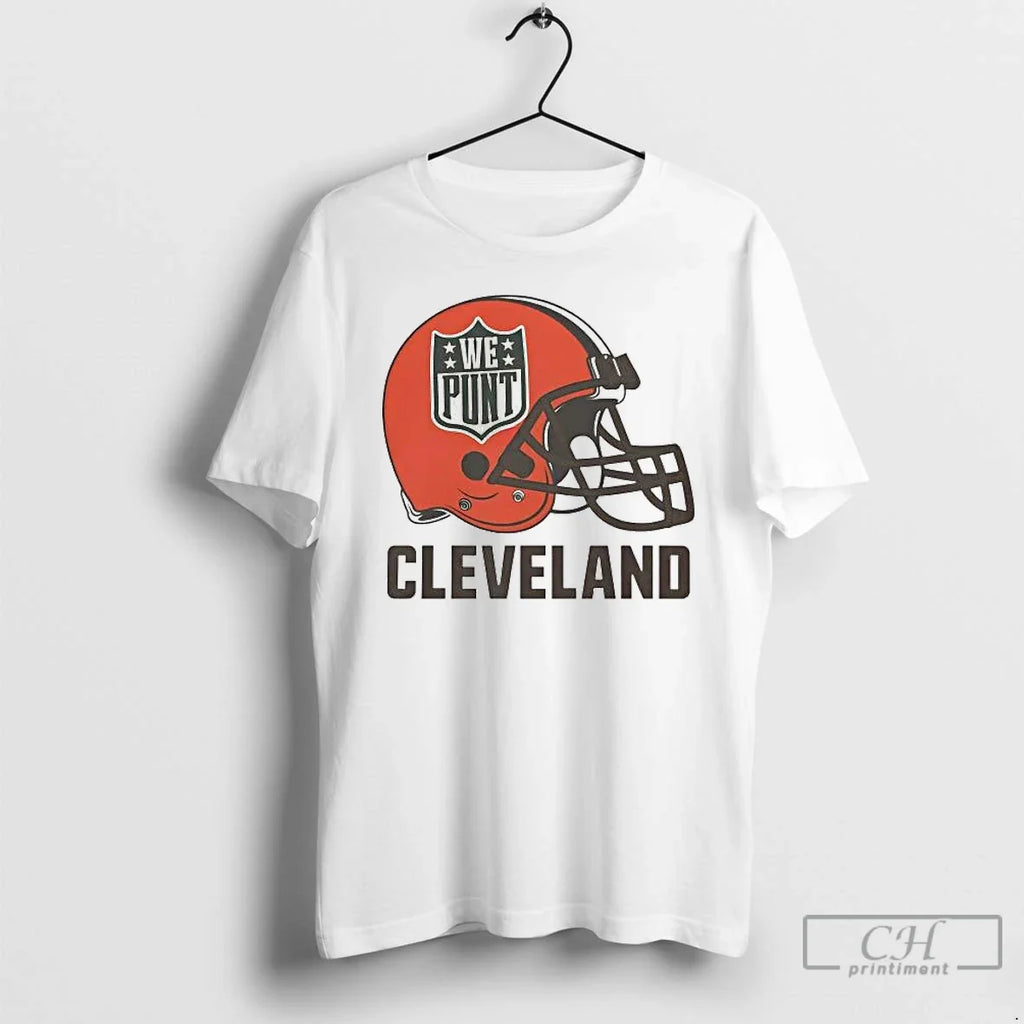 Classic Cleveland Browns Helmet We Punt T-Shirts, Hoodie, Sweatshirt