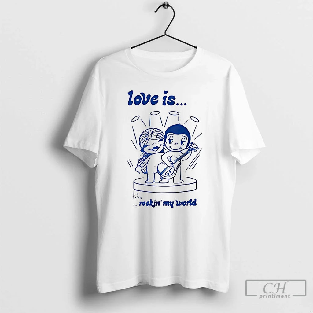 Classic Couple Love Is Rockin My World T-Shirts, Hoodie, Sweatshirt