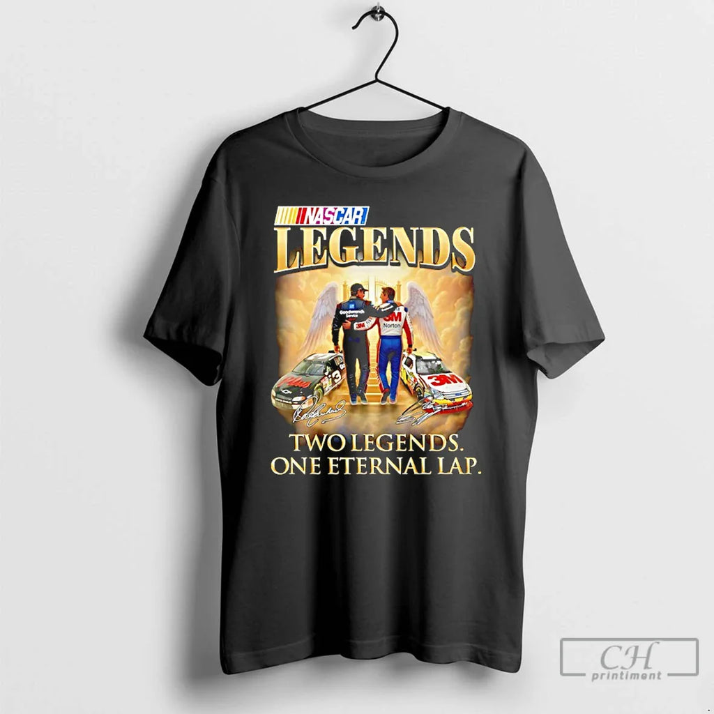 Classic Dale Earnhardt Greg Biffle Nascar Legends Two Legends One Eternal Lap T-Shirts, Hoodie, Sweatshirt