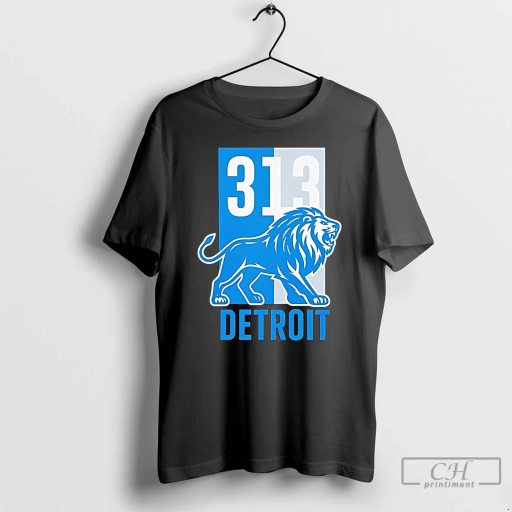 Classic Detroit Lions 313 T-Shirts, Hoodie, Sweatshirt