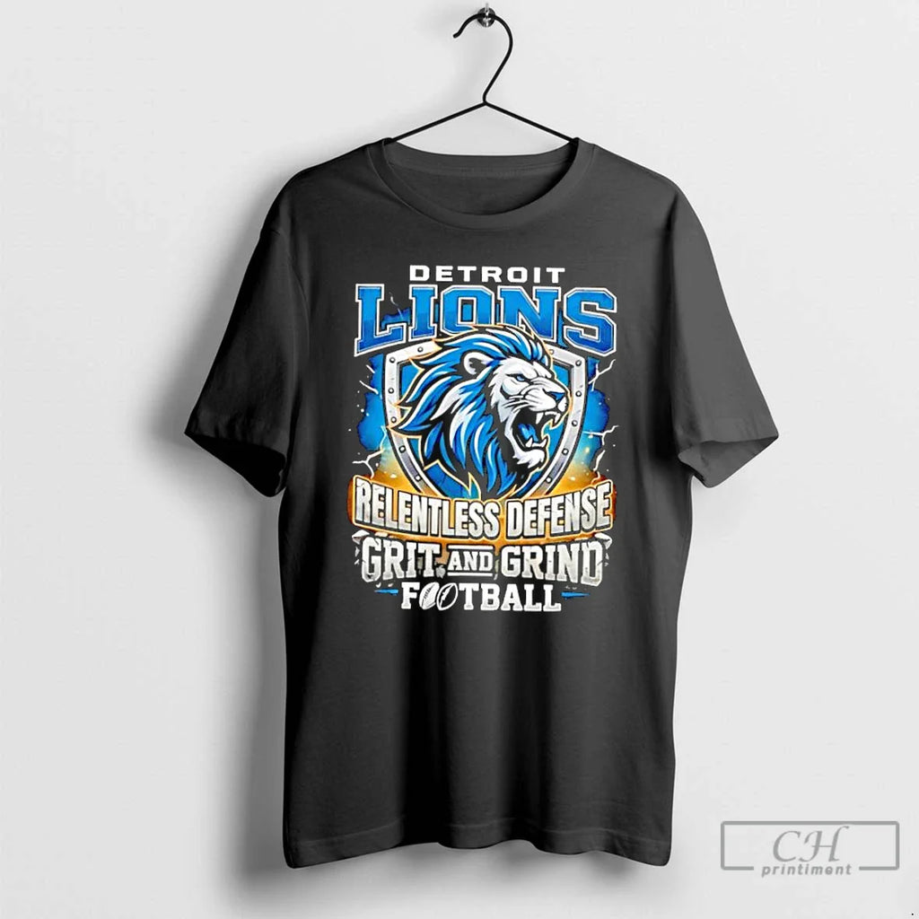 Classic Detroit Lions Relentless Defense Grit Grind Football T-Shirts, Hoodie, Sweatshirt